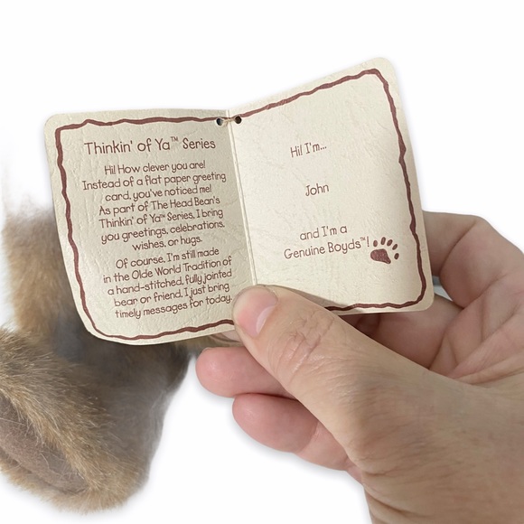 2 10” Boyds Bears Stuffed Animals - Picture 6 of 8